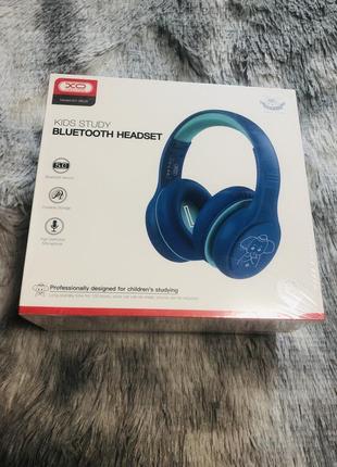 Дитячі бездротові навушники xo be26 childrens stereo wireless headphones blue