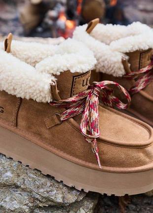 Ботинки ugg натуральные замша и мех