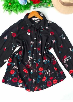 Блузка, рубашка, блузка с цветами