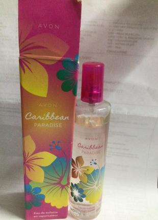 Туалетная вода caribbean paradise (50 мл) avon