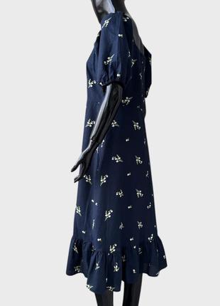 Новое льняное миди платье marks&spencer лён хлопок3 фото