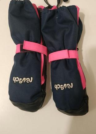 Детские термо варежки краги