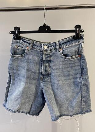 Шорты джинсовые бермуды h&m c-м