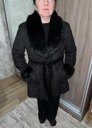 Дубльнка полушубок стильна тренд