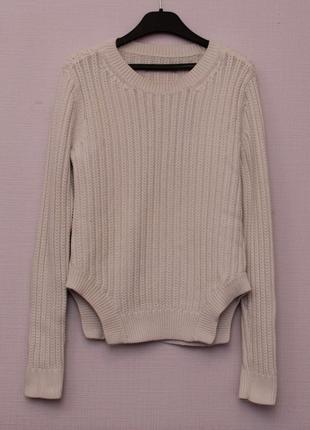 Allsaints xs wick rib jumper женский свитер структурного плетения