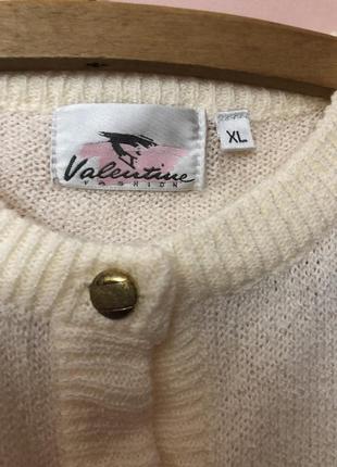 Вінтаж джемпер кофта valentine р xl 5