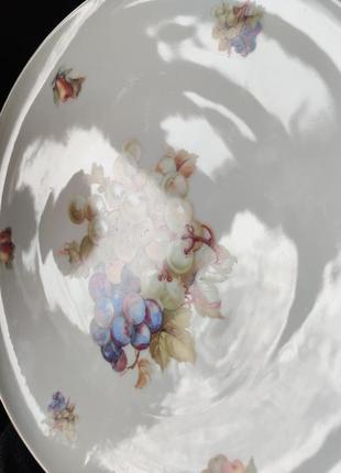 Антикварное блюдо подноса тарелка нитевичка