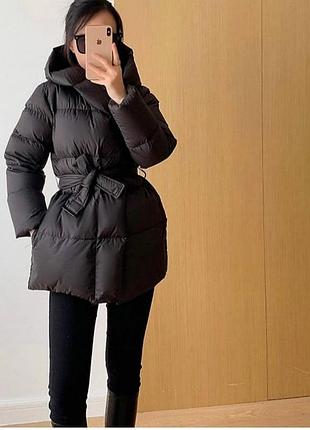 Зимняя женская куртка водоотталкивающая