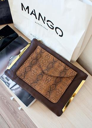 Сумка кожаная asos