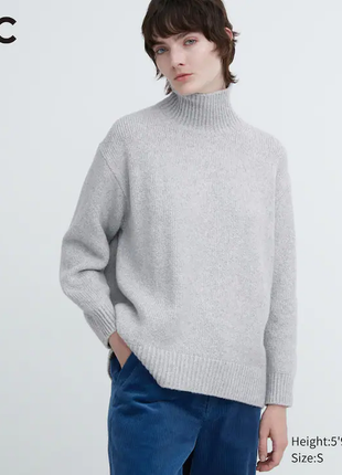 Джемпер свитер с мягким трикотажем uniqlo