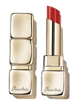 Блискуча помада guerlain kisskiss shine bloom.