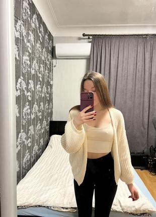 Кардиган вʼязаний