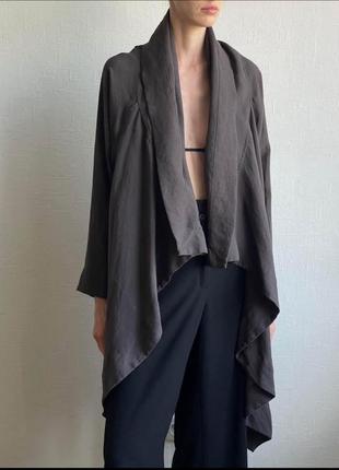Льняной пиджак/накидка yohji yamamoto