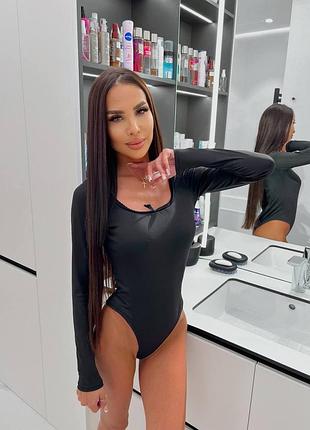 Боди женский с длинным рукавом