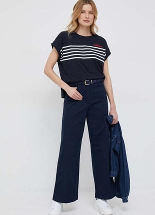 Хлопковая футболка tommy hilfiger томми хилфигер