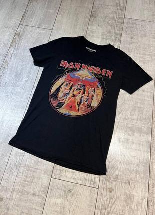 Женская футболка мерч рок iron maiden