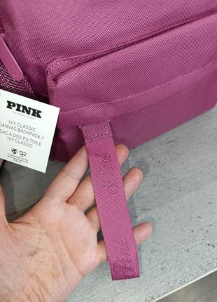 Классический полотняный рюкзак ivy. pink. victoria’s secret. оригинал 🇺🇸5 фото