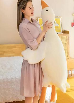 Игрушка, ставшая трендом.раздаж до 31.12. - 550грн. крупный гусь-объятия 150см подушка- игрушка