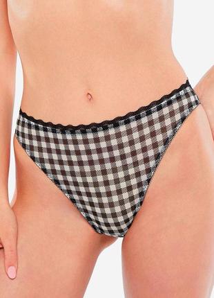 Прозрачные трусики сеточка с открытым доступом