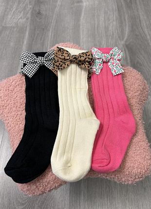 Детские гольфы с бантиком
