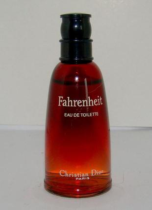 Миниатюра christian dior fahrenheit. оригинал. винтаж