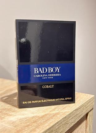 Парфумована вода carolina herrera bad boy cobalt 1,5 мл