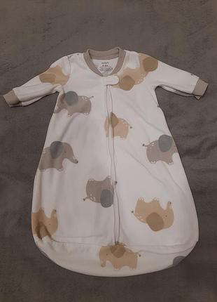Спальник carter's  для малюка, спальний мішок від 0 - 3 місяців.