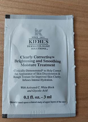 Kiehl`s зволожувальний гель для рівного тону та гладенької текстури шкіри brightening and smoothing moisture treatment