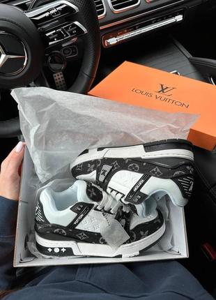 Кросівки louis vuitton trainer white black