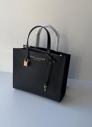 Черная кожаная сумка mini grind black marc jacobs