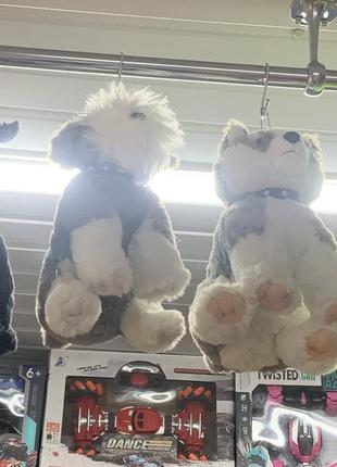 Мягкие игрушки собаки волки