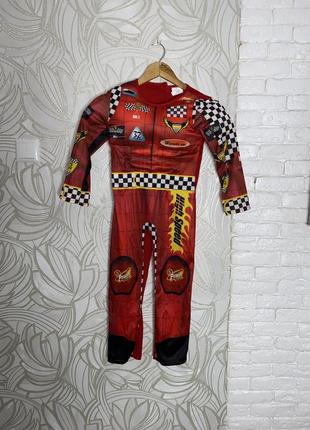 Объемный карнавальный костюм тачки гонщик на мальчика 8р 128см