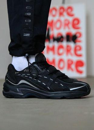 👟 кроссовки asics gel-preleus black gore-tex winter termo / наложка bs👟