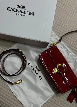 Кожаная сумка coach