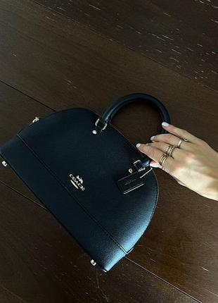 Кожаная сумка coach 4