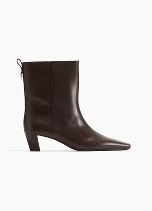 Кожаные ботильоны h&m premium selection 1236593005