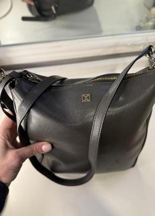 Coccinelle сумка crossbody messenger grey7 фото