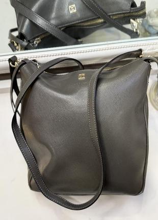 Coccinelle сумка crossbody messenger grey4 фото
