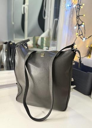 Coccinelle сумка crossbody messenger grey