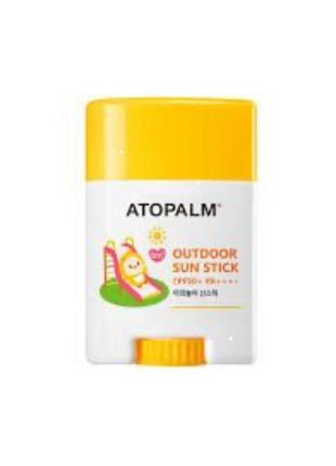 Сток солнцезащитный детский atopalm outdoor sun stick spf50+ pa++++, 21 г