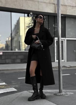 Стильне утеплене пальто ❤️ оверсайз фасон и трендовая длина макси идеально дополнят твои аутфиты