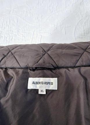 🪶🤎🪶 alberto aspesi винтажный мужской женский унисекс стеганный пуховик куртка