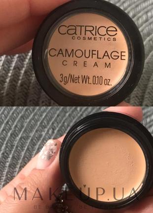 Catrice camouflage cream маскирующее средство
консилер для обличчя