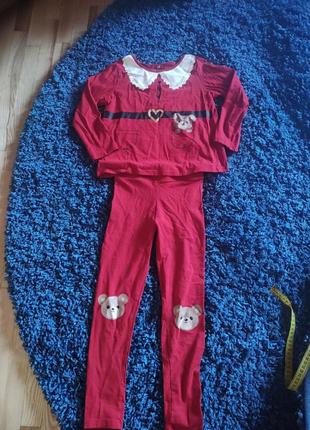 Трикотажный костюм новогодний