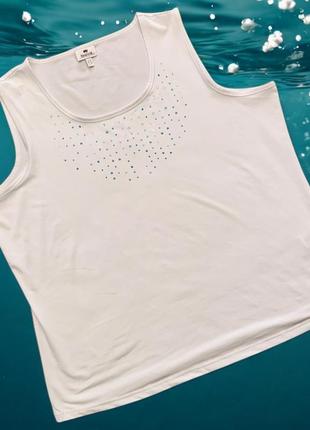 Р. 52-54/2xl-3xl жіноча біла майка kingfield