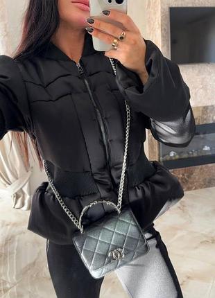 Черная куртка perla