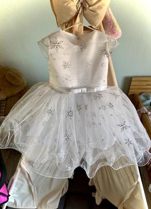 Платье снежинки,нарядное платье новогоднее