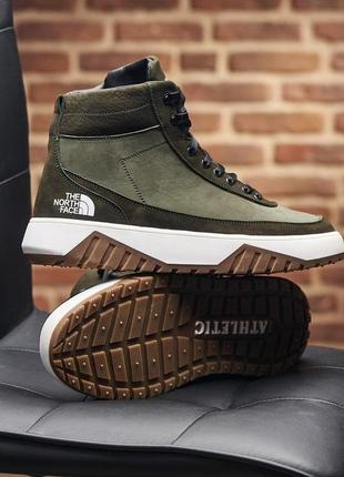 Мужские зимние ботинки nf на шнуровке и теплом меху, ежевие зимние ботинки натуральная кожа нубук