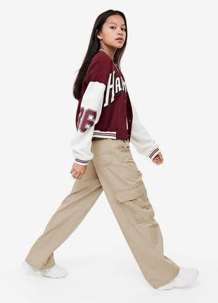 Широкие штаны карго h&m 12-14 лет 158-168 см