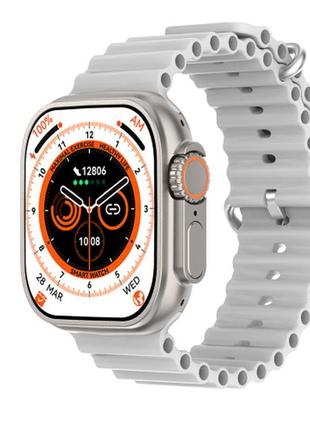 Смарт-часы smartx8 ultra с функцией звонка, белый